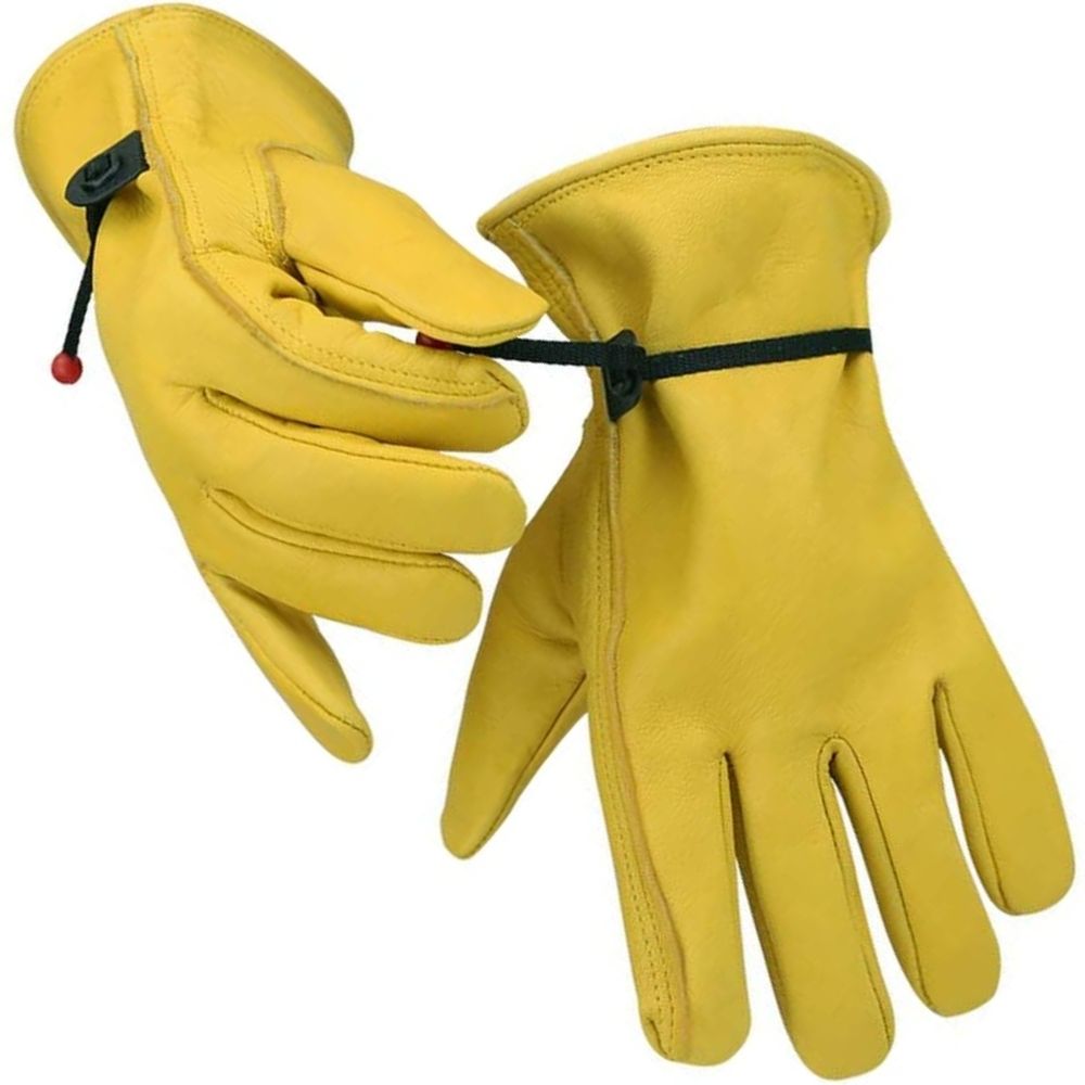 Leather Gardening Gloves: l-large: image 3