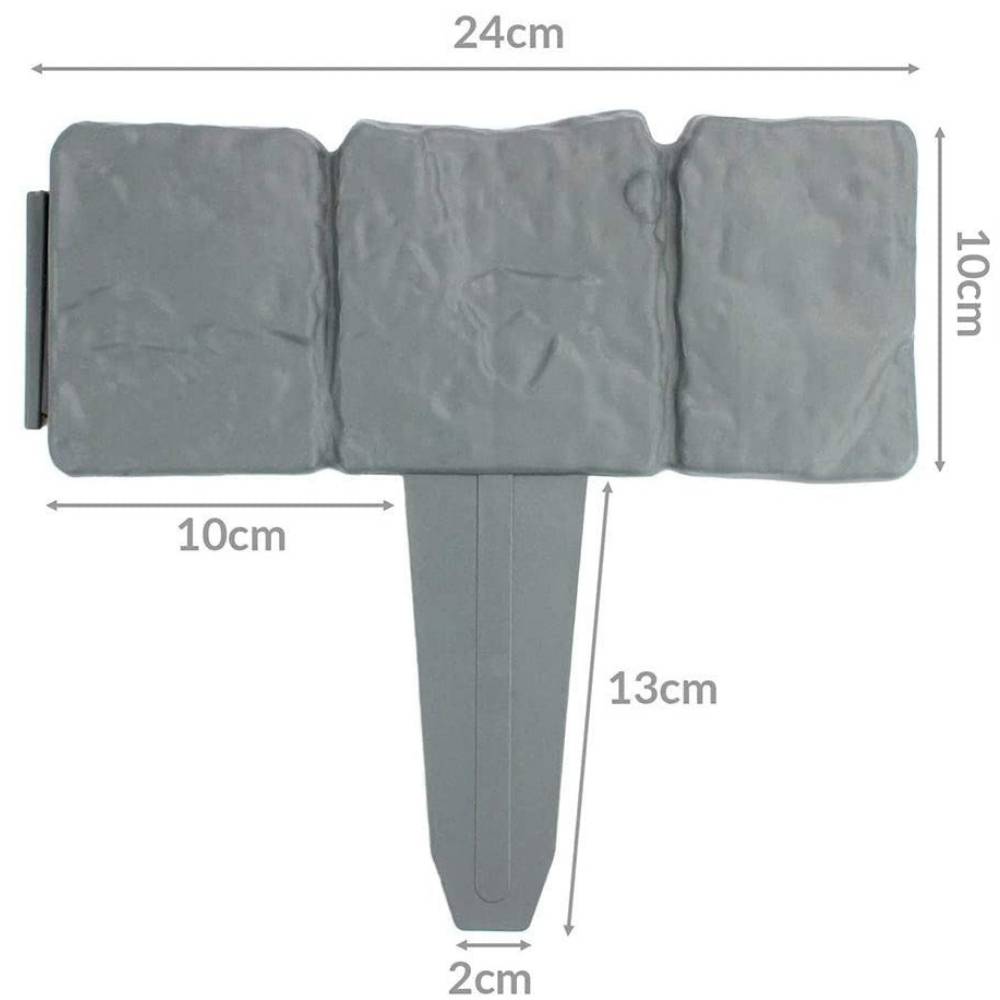 Plastic Stone Garden Edging: image 7