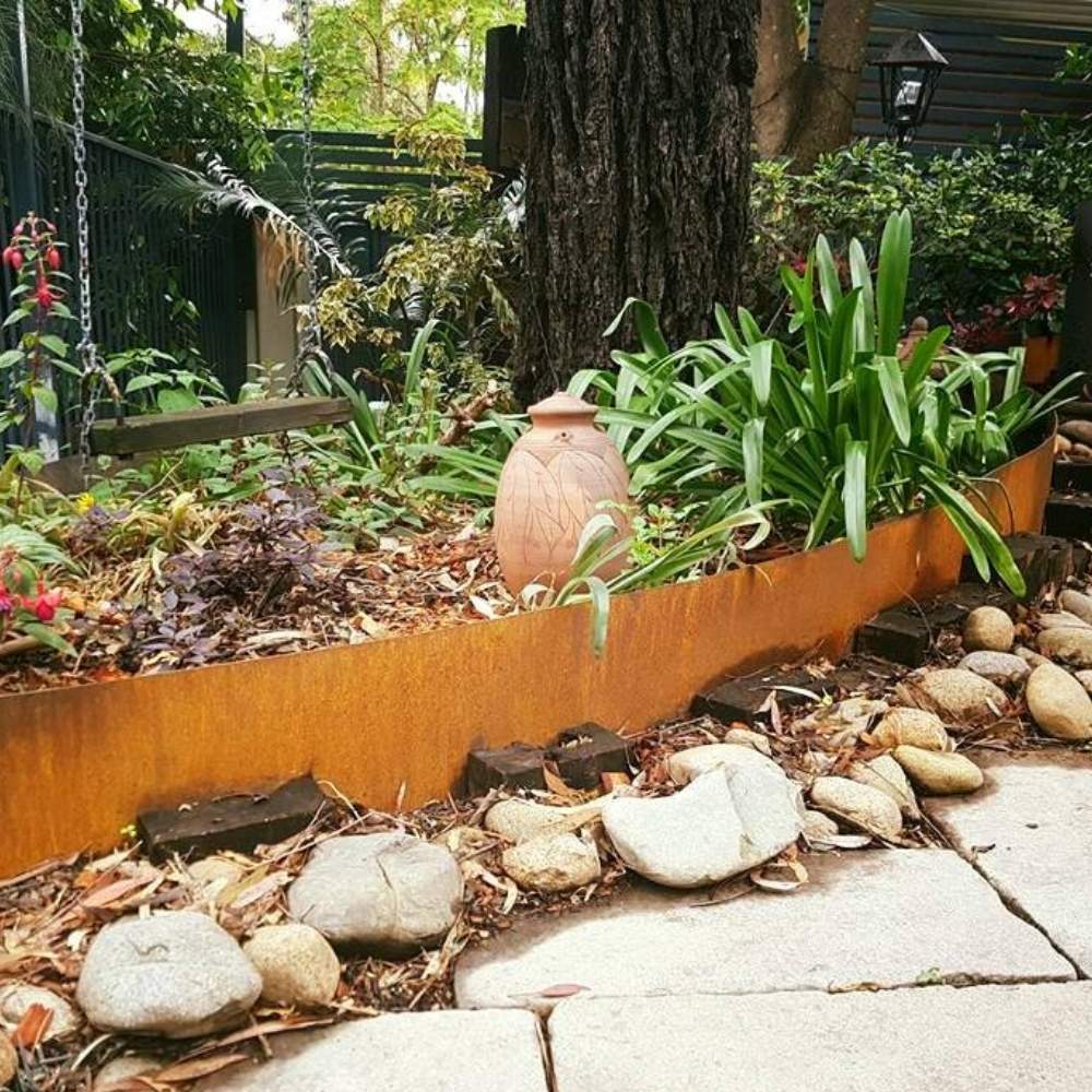Corten Steel Garden Edge: 150mm Face Height (per m): image 6