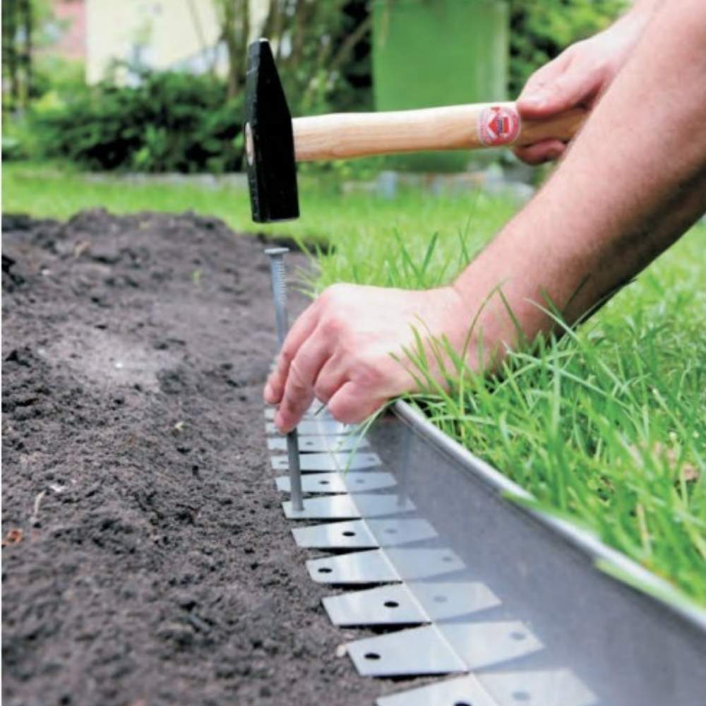 Stainless Steel Garden Edge: 200mm Face Height (per m: image 2
