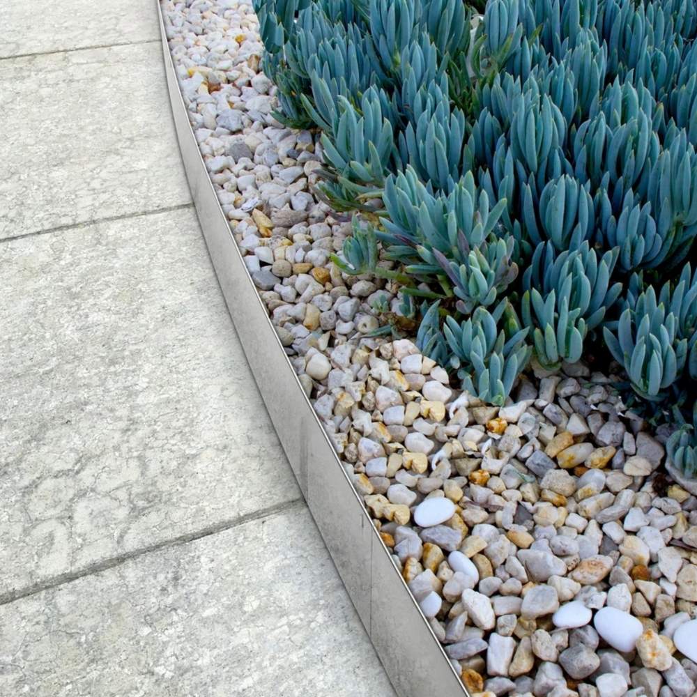 Stainless Steel Garden Edge: 200mm Face Height (per m: image 5