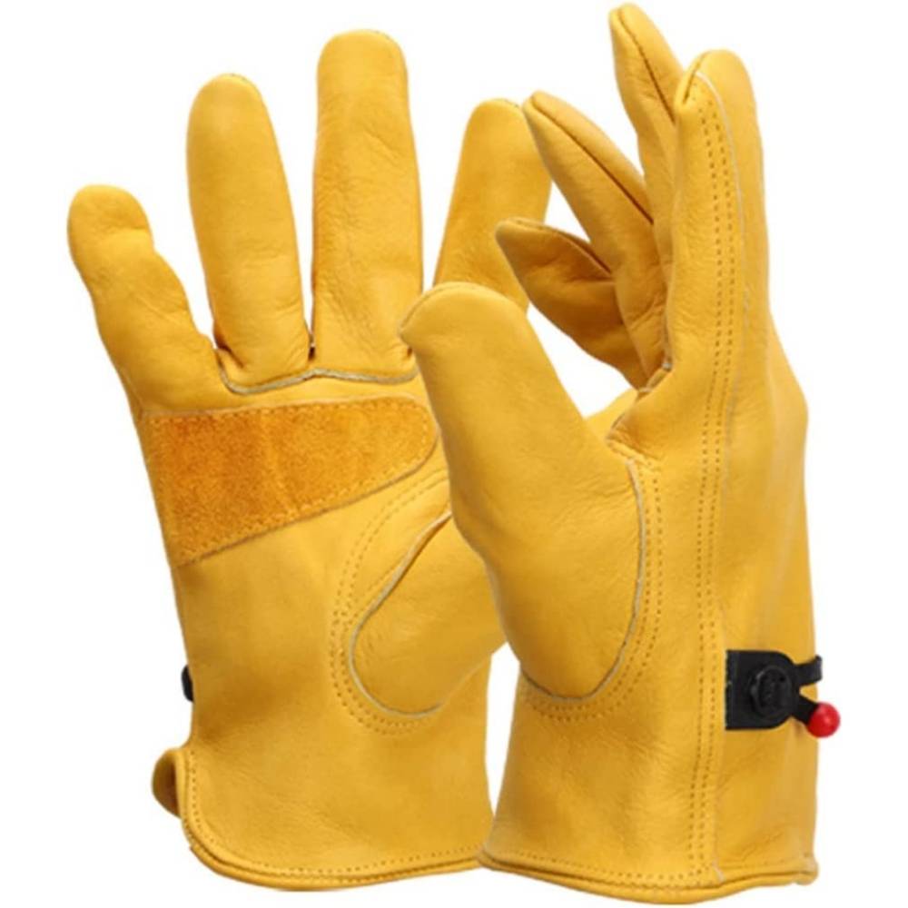 Leather Gardening Gloves: l-large: image 5