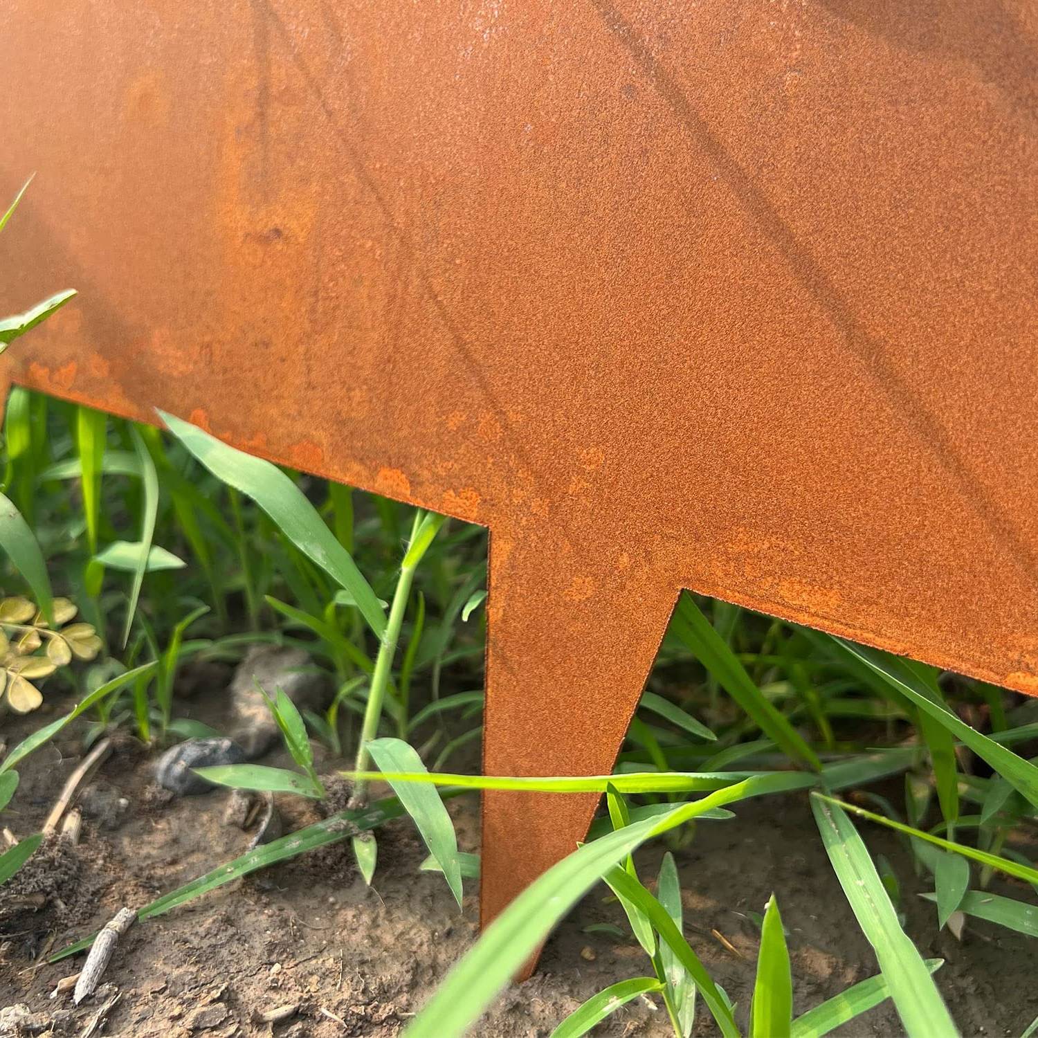 Weathered Steel Garden Edge: 150mm Face Height (per m): image 3