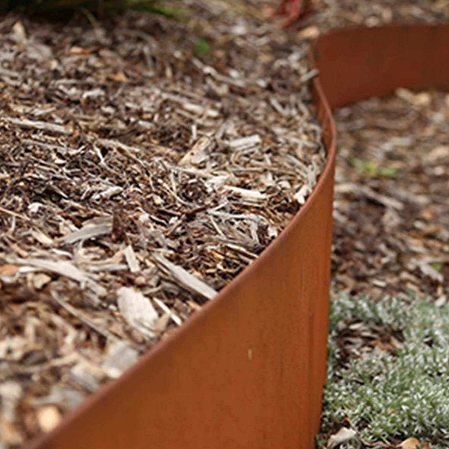 Weathered Steel Garden Edge: 150mm Face Height (per m): image 4