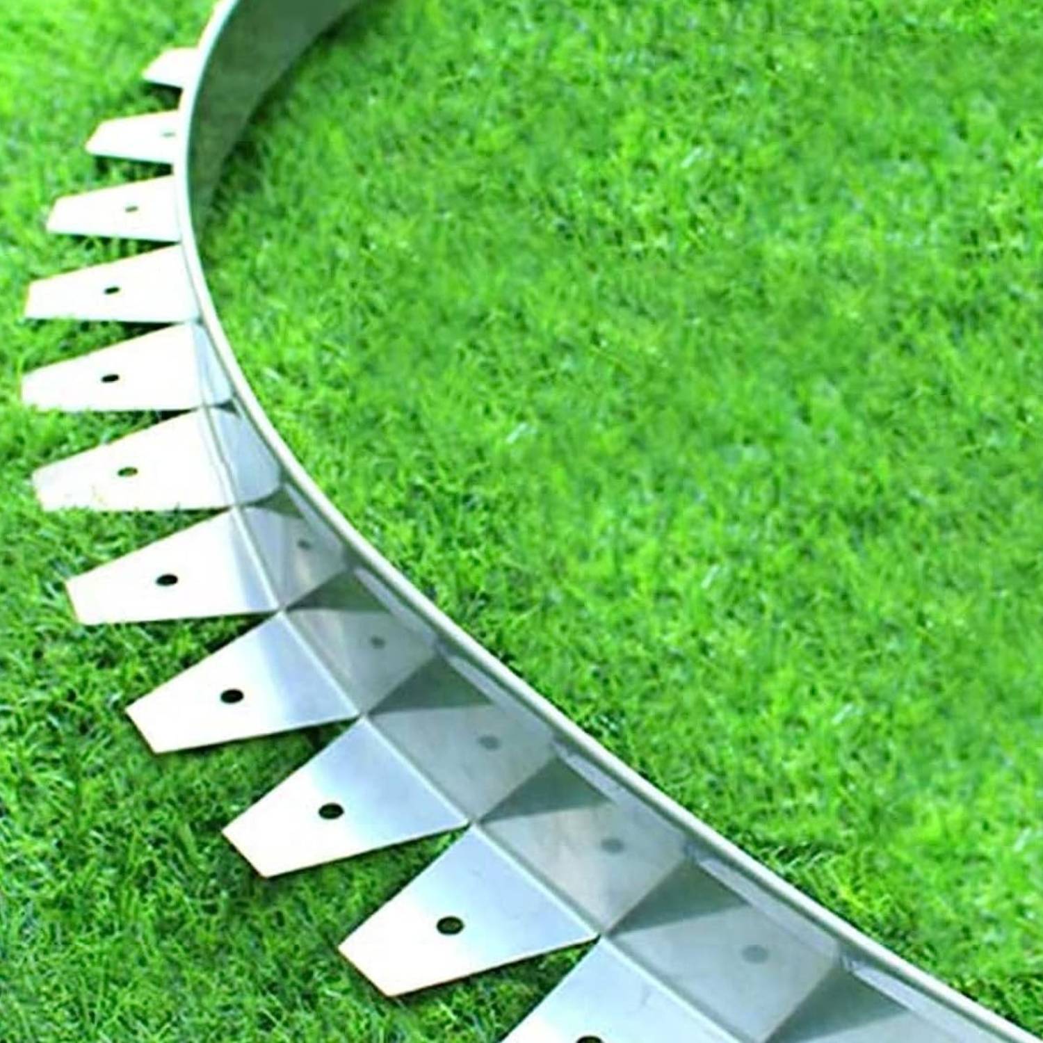 Stainless Steel Garden Edge: 200mm Face Height (per m: image 1