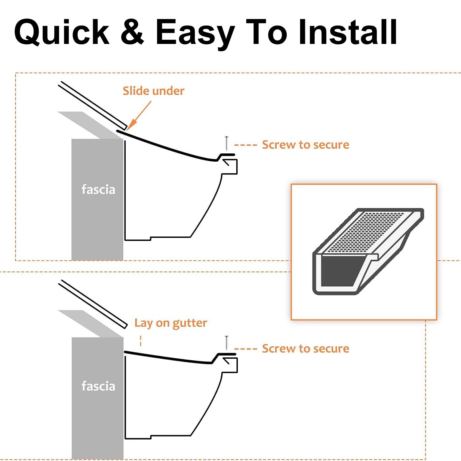 Gutter Cover Leaf Protection: image 7