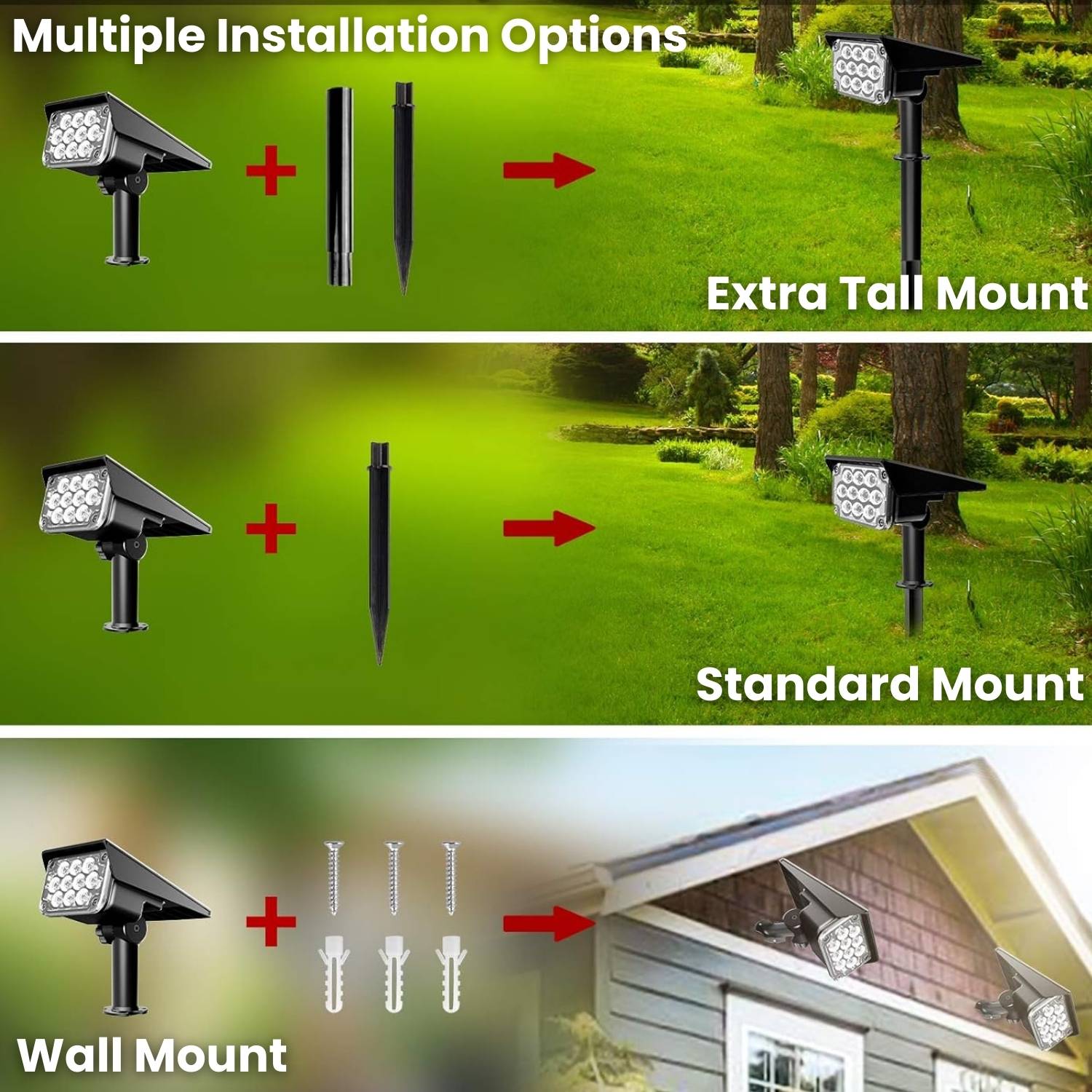 Solar Powered Spotlight: 10 Pack: image 6