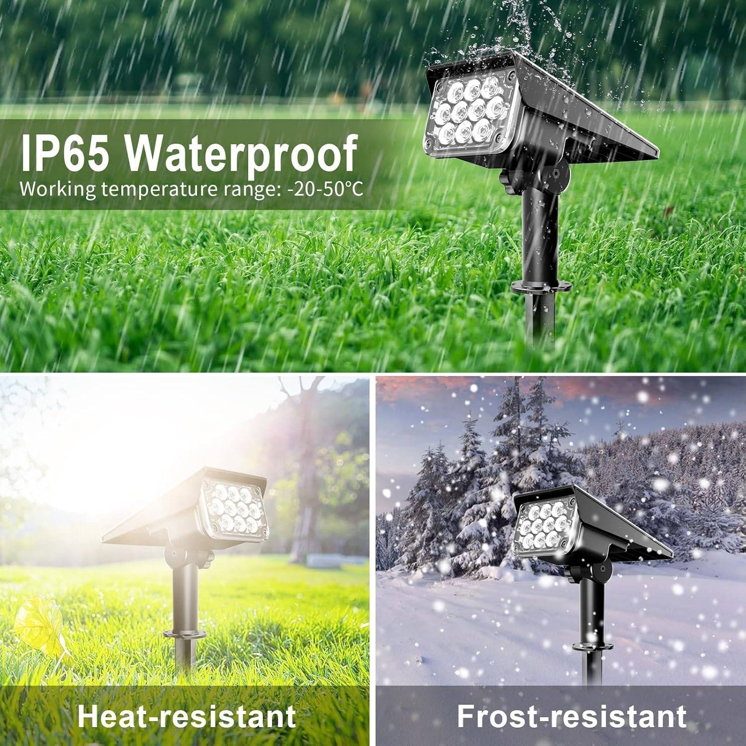 Solar Powered Spotlight: 10 Pack: image 2