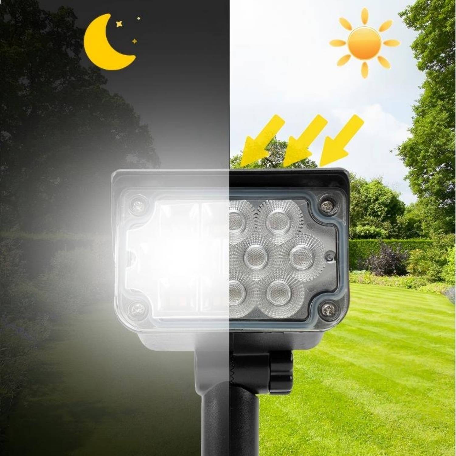 Solar Powered Spotlight: 10 Pack: image 7